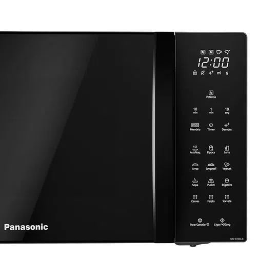 Micro-ondas Panasonic 32L  Desodorizador Preto Glass 220V