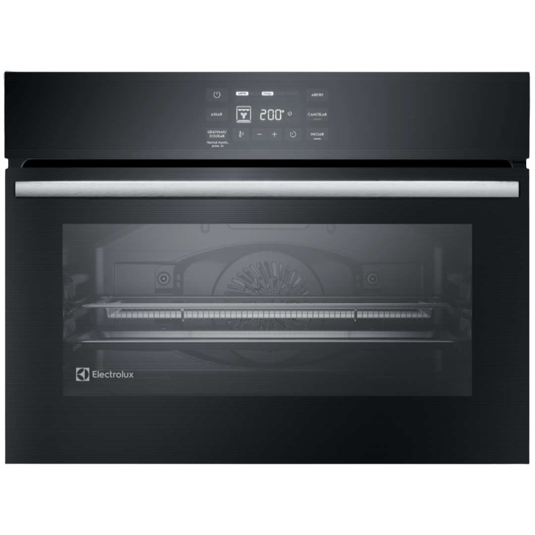 Kit Electrolux de Embutir Forno Elétrico OE5EA 50L com AirFryer +Micro-ondas 34L ME3EP 220V