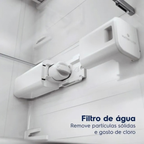 Refrigerador Electrolux 481L Side by Side AutoSense Inverter Inox