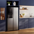 Refrigerador Electrolux 481L Side by Side AutoSense Inverter Inox