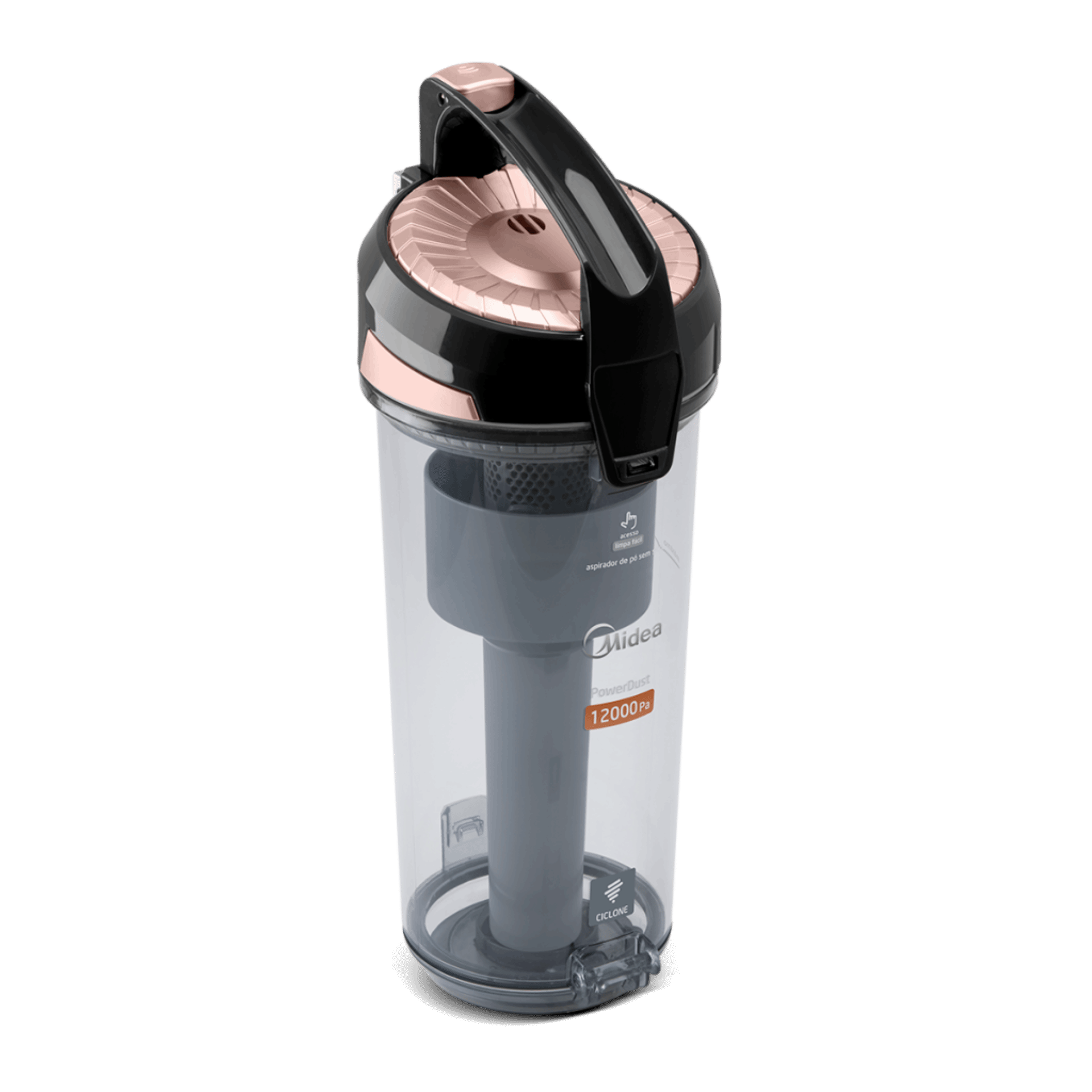 Aspirador de Pó Midea PowerDust VVA20P2 Preto com Cobre 220V