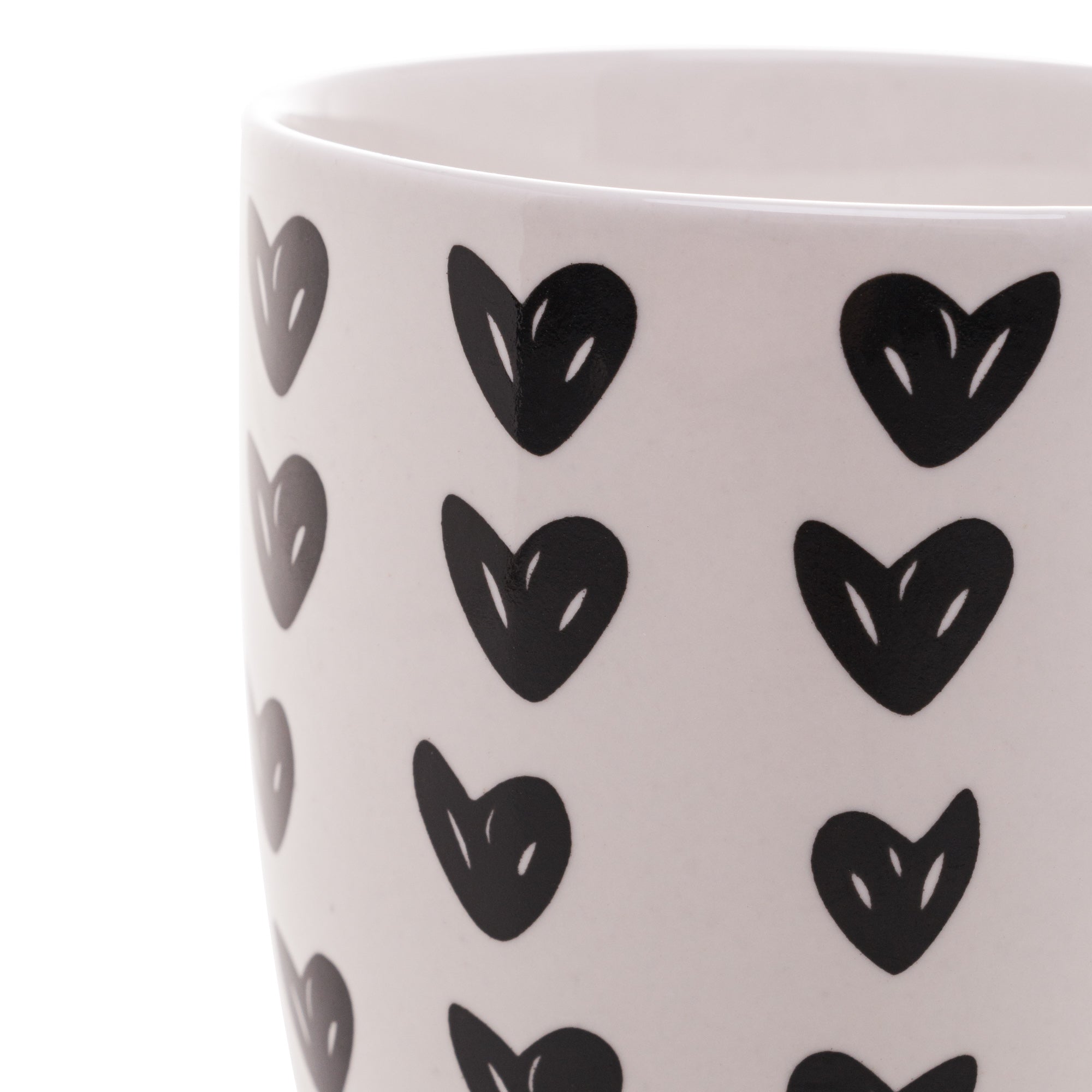 Caneca de Porcelana Coliseu Cute Hearts 350ml