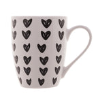 Caneca de Porcelana Coliseu Cute Hearts 350ml