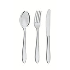 Faqueiro Tramontina Satri 101 Peças em Aço Inox com Facas de Mesa Acabamento Alto Brilho