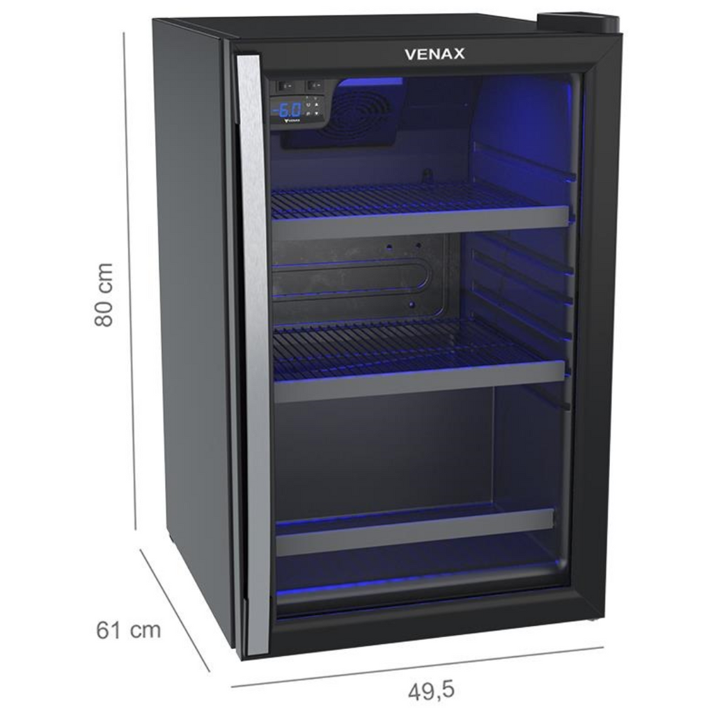 Cervejeira Venax 102L Blue Ligth 37702 Preto Fosco 220V