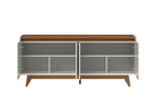 Balcão Buffet Pulse Província 180cm 4 Portas Off White e Canella