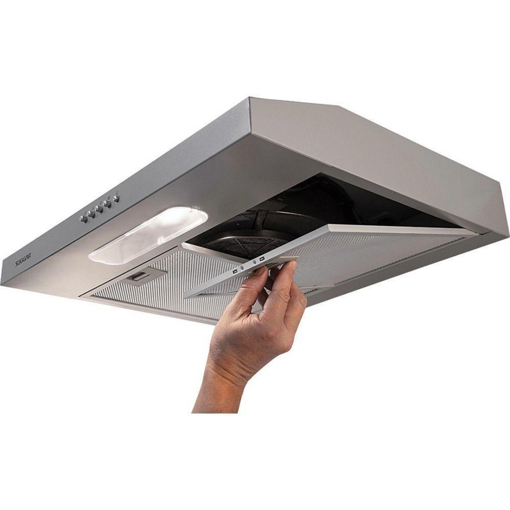 Depurador de Ar Slim 60cm 3 Velocidades Suggar DPS162PR Prata 220V