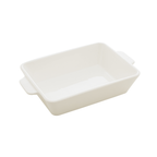 Refratário de Porcelana Coliseu com Alça 23,5cm Branco