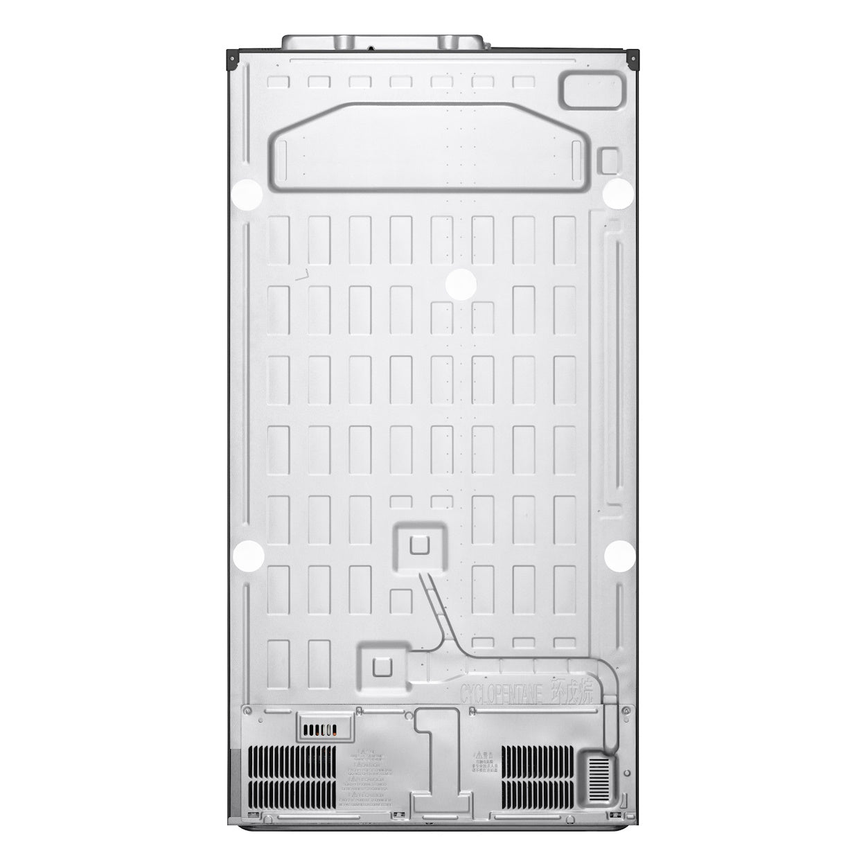 Refrigerador LG 647L Side By Side InstaView Inverter Black Inox 220V