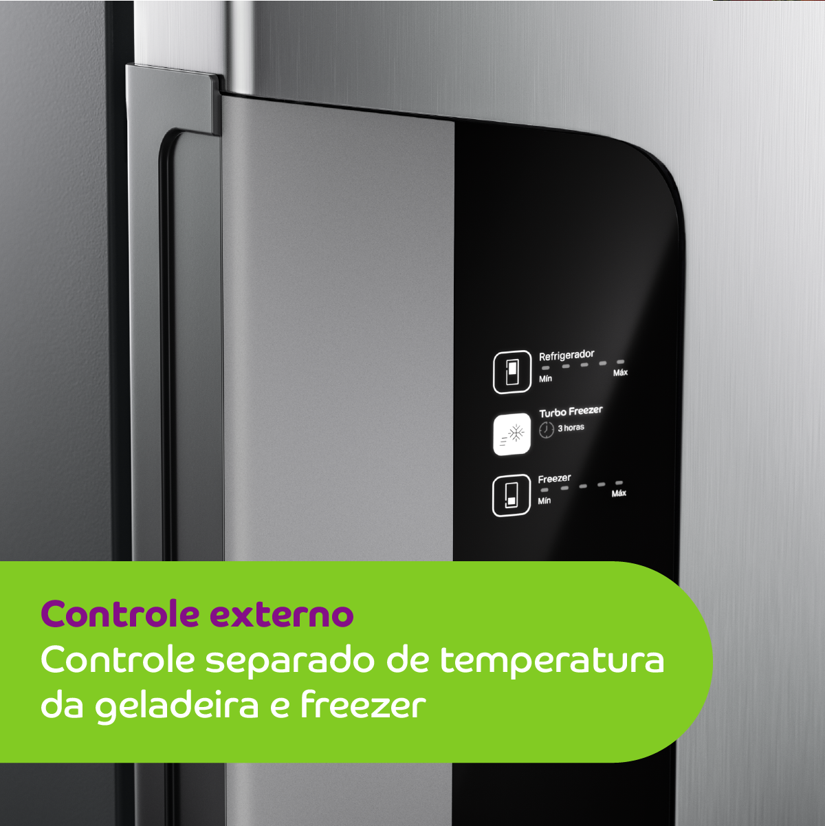 Refrigerador Consul 397L CRE44B Duplex Inverse Evox 220V