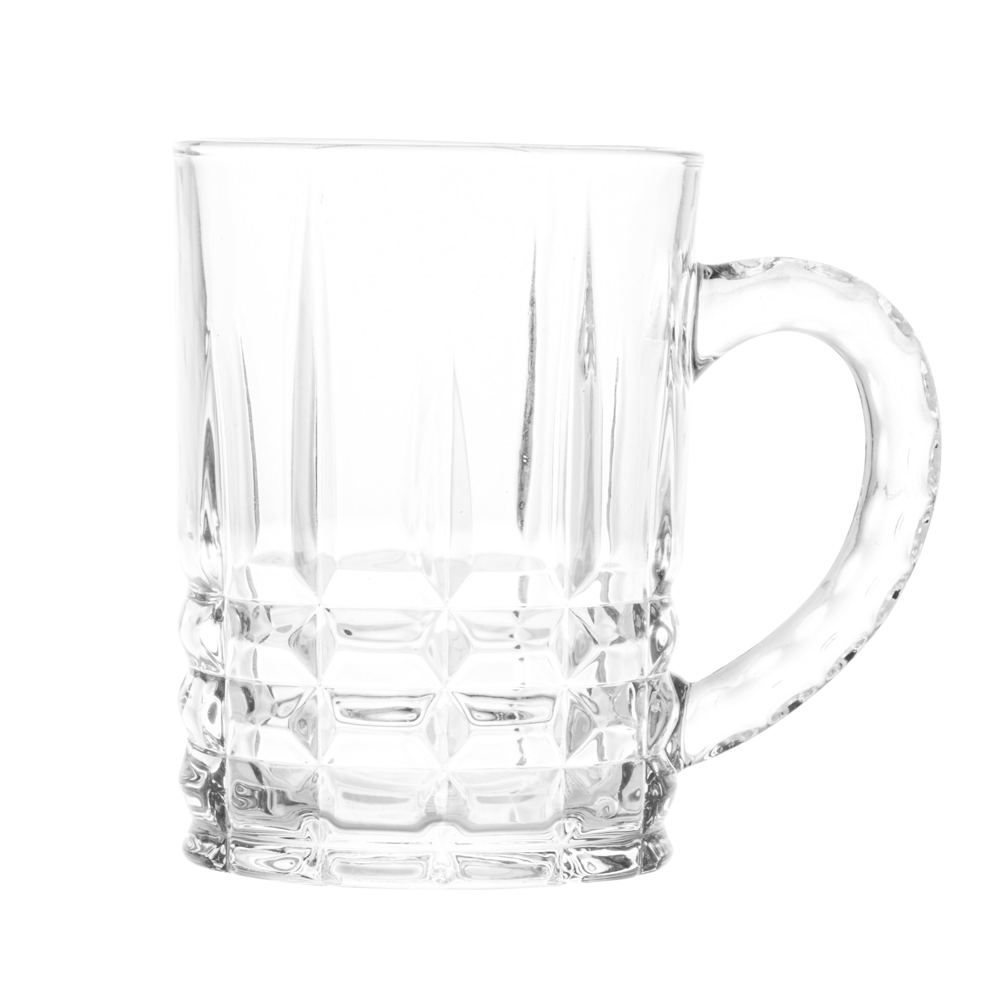 Conjunto 2 Canecas para Cappuccino de Vidro Coliseu 390ml