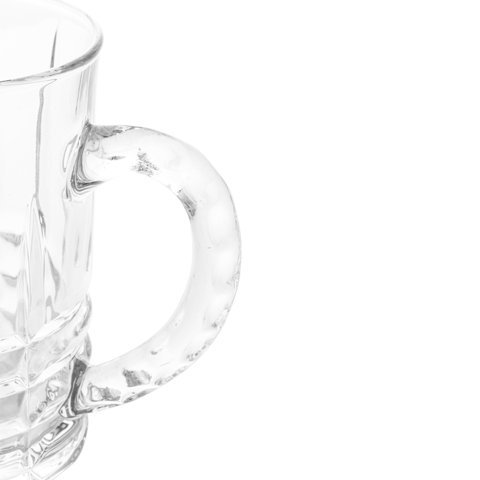 Conjunto 2 Canecas para Cappuccino de Vidro Coliseu 390ml