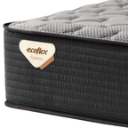 Colchão Relax Comfort Solteiro Queen Ecoflex 96x203x26 Molas Ensacadas Grafite
