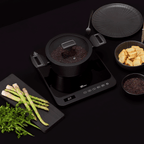 Cooktop Indução Portátil Fischer 1 Boca Mesa Vitrocerâmica Touch Screen Preto Bivolt