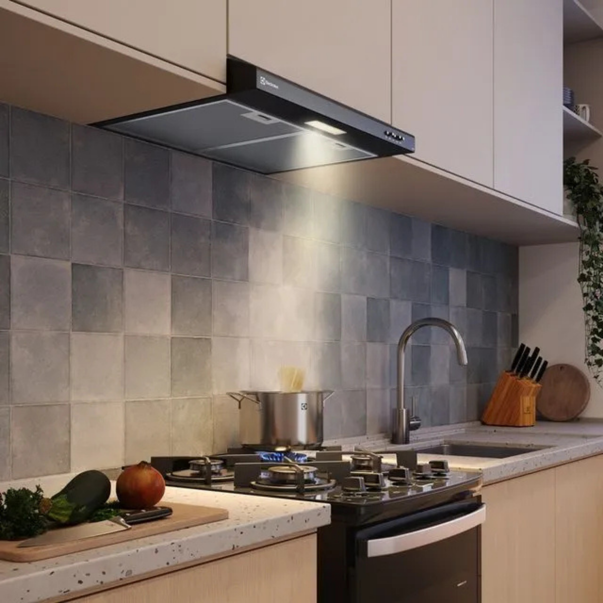 Depurador Electrolux 60cm de Parede DE6SB Preto