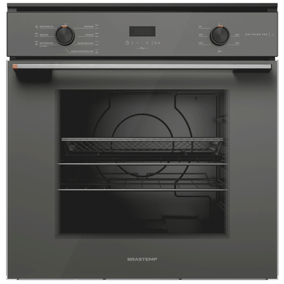 Forno de Embutir Elétrico Brastemp 84L BOX84AR com Air Fryer Pro Cinza 220V