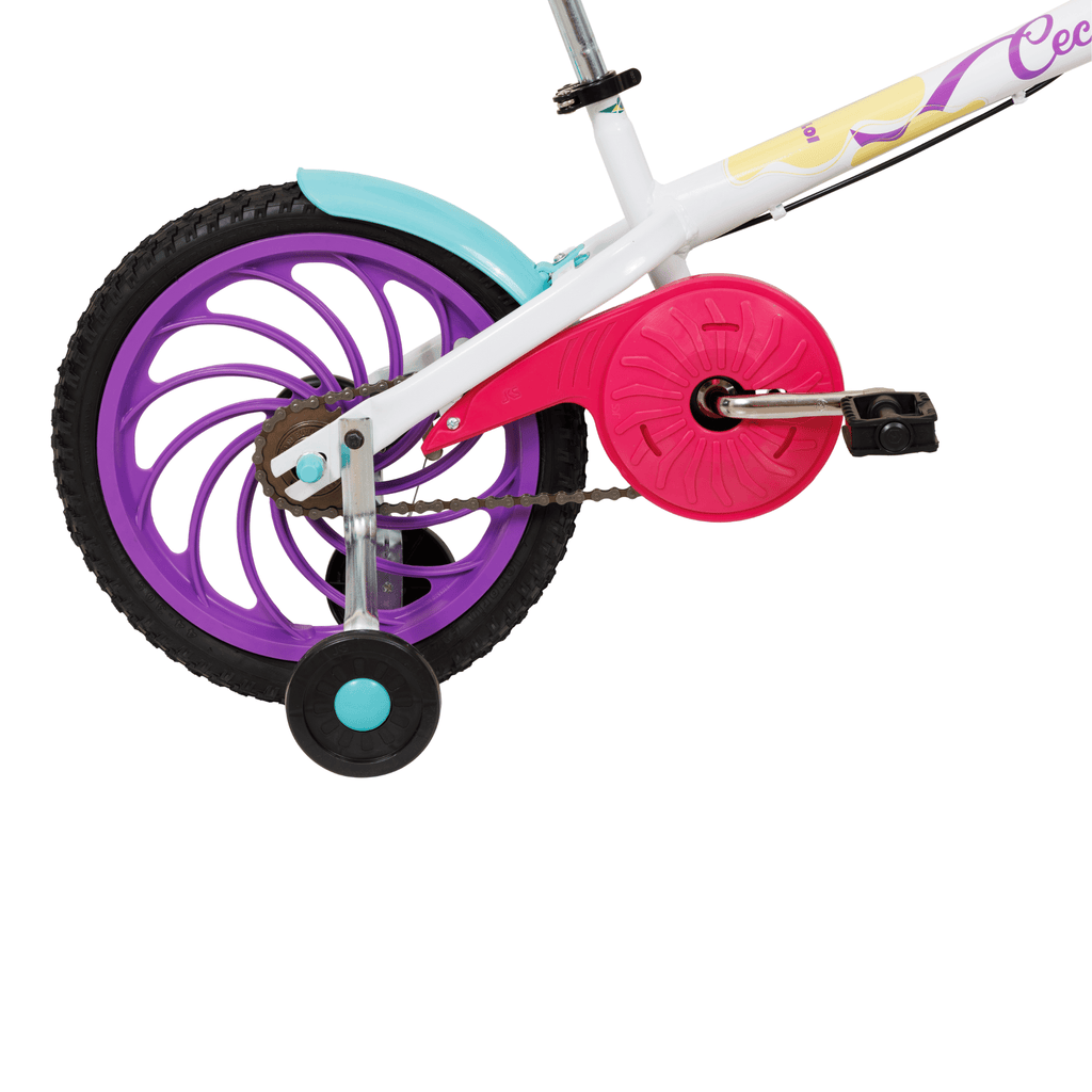 Bicicleta Caloi Ceci  Aro 16 com Cestinha Branco