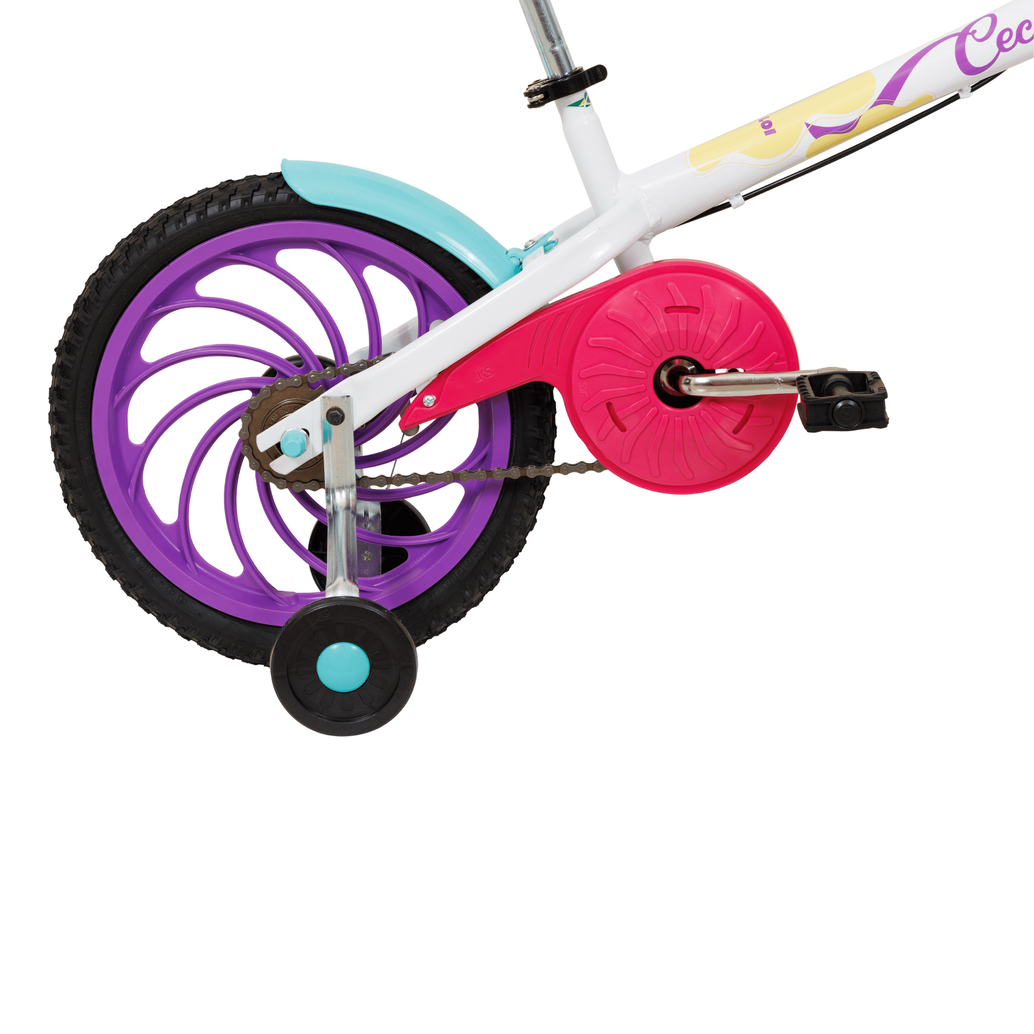 Bicicleta Caloi Ceci  Aro 16 com Cestinha Branco