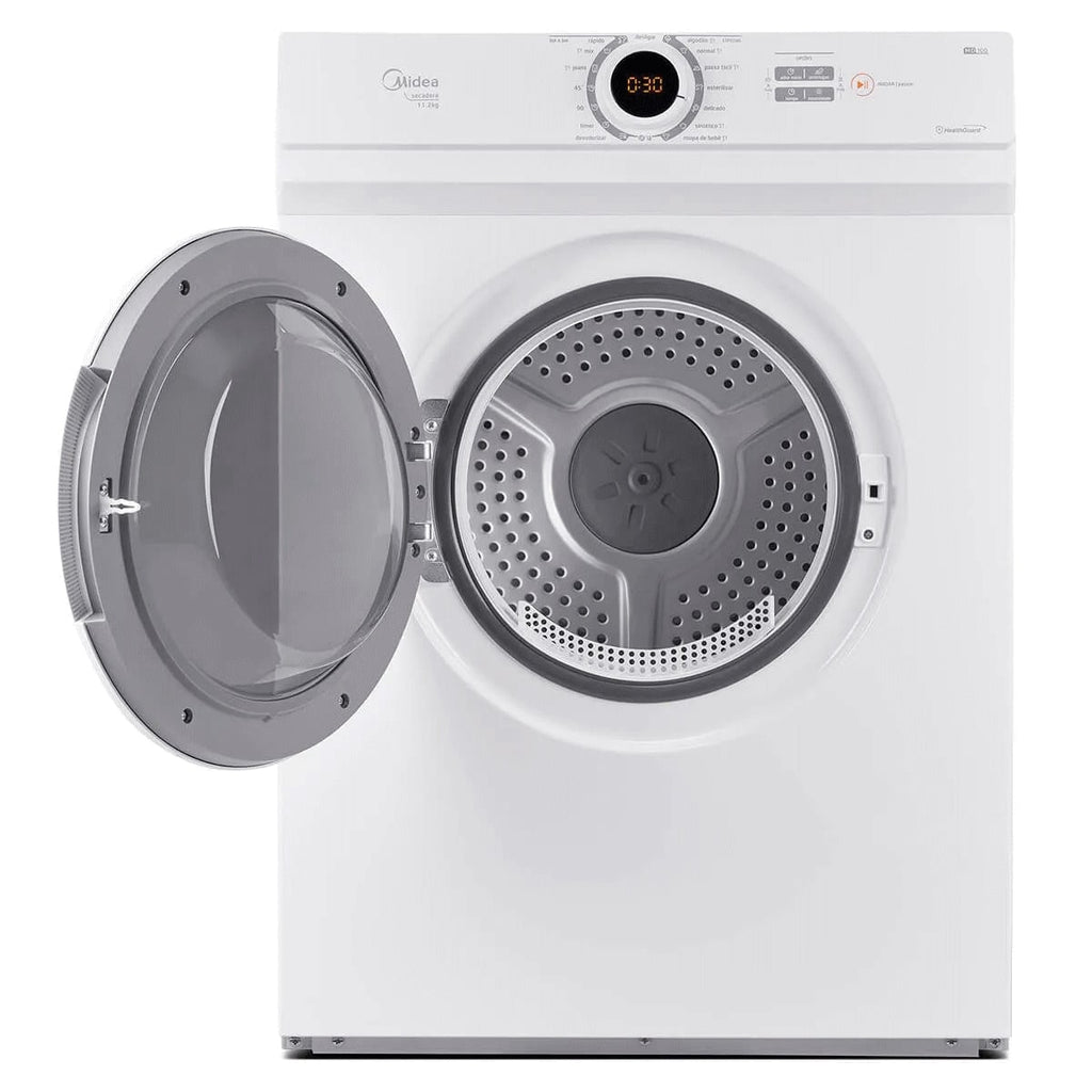 Conjunto Midea Lavadora de Roupas 11KG HealthGuard Inverter+Secadora HealthGuard 11,2Kg 220V