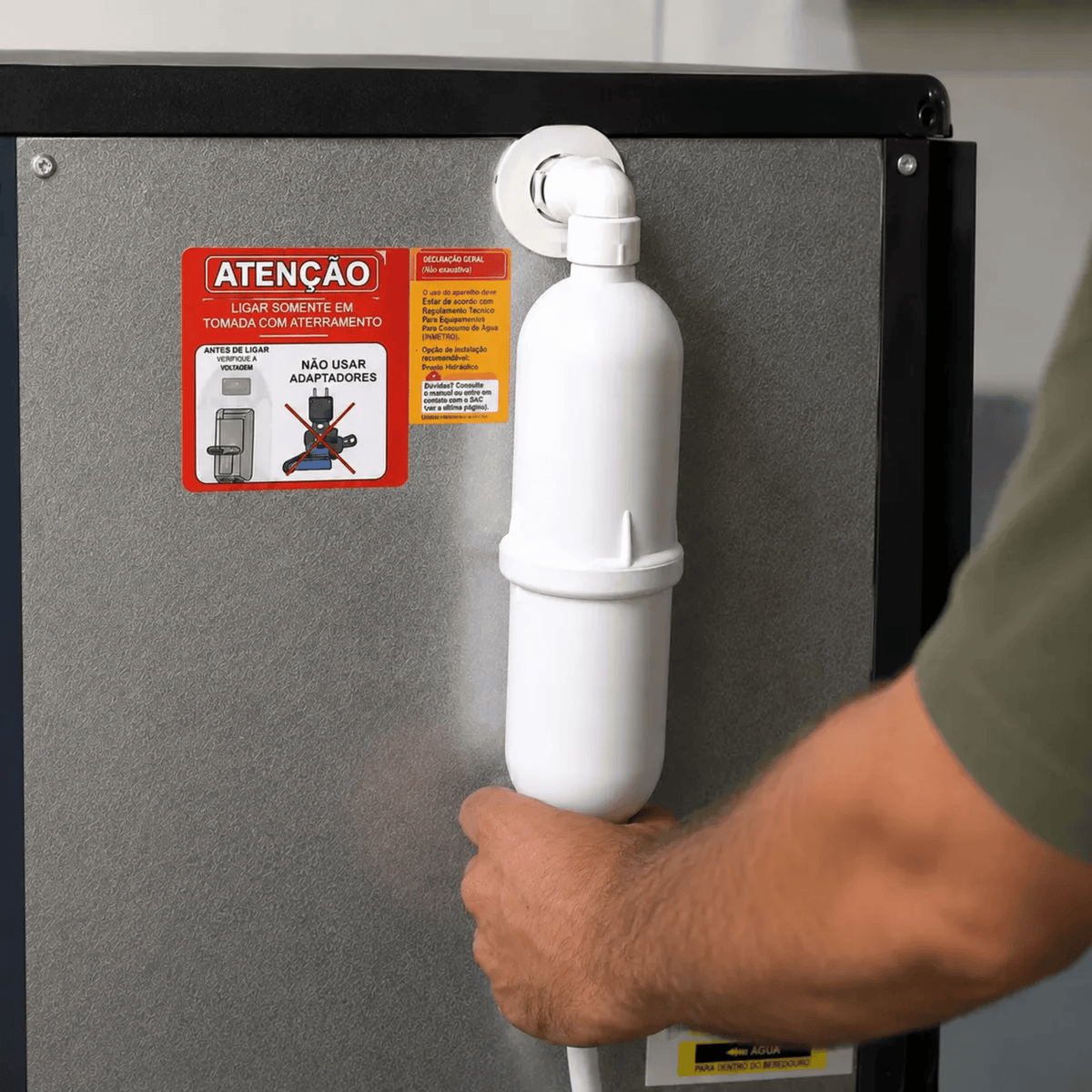 Bebedouro de Água Industrial Unimax 25L Bancada Inox 220V