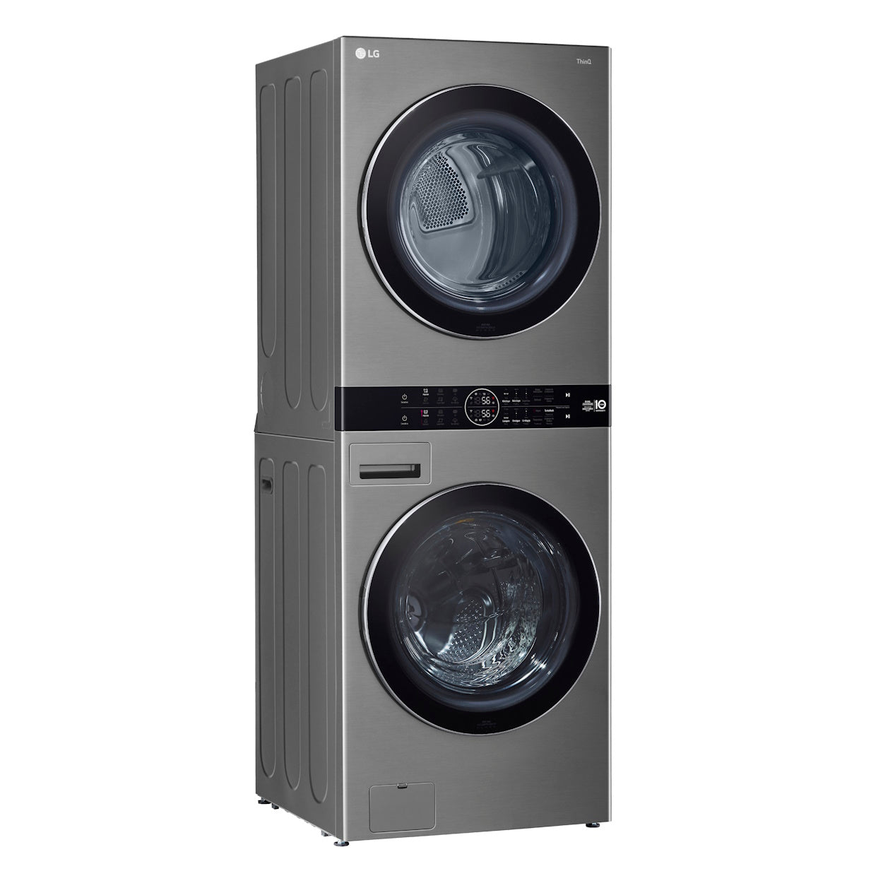 Lavadora e Secadora 17kg LG Torre WashTower AI DD Smart Inox 220V