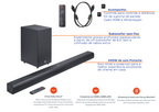 Soundbar JBL Cinema 3.1 SB580 220W RMS Bluetooth e Som 3D Bivolt