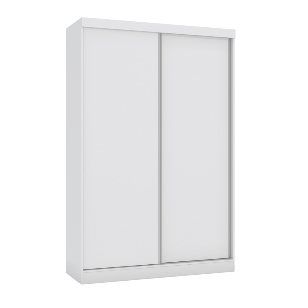 Roupeiro N571 Kappesberg 143cm 2 Portas Flex Branco e Macadâmia
