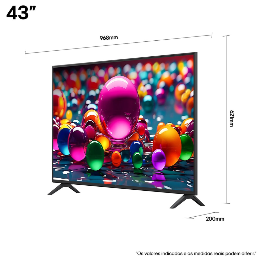 Smart TV LED 43" 4K LG 43UA8550 UHD WebOS Bivolt