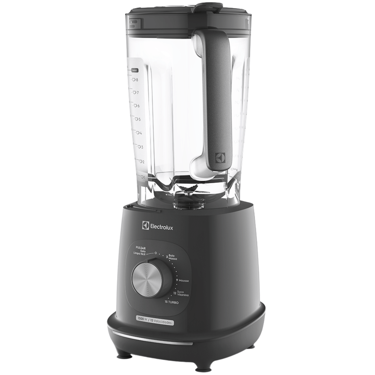 Liquidificador Electrolux 3,2L EBL1500 Efficient TriForce 15 velocidades 1500W Cinza 220V