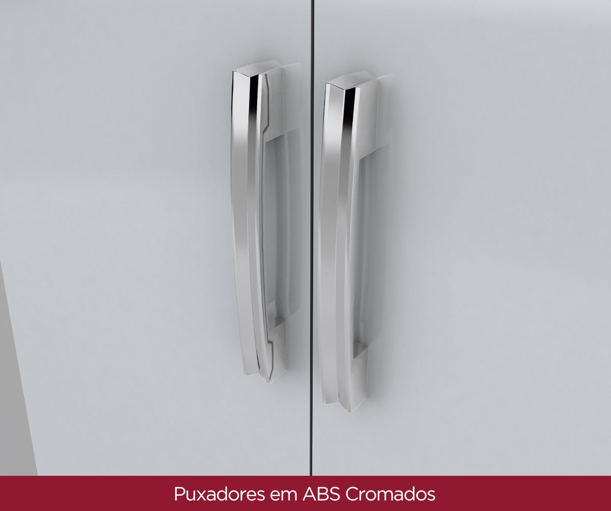 Armário Multiuso Margarida Henn 2 Portas 61cm Branco