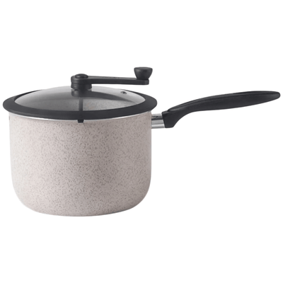 Panela Pipoqueira Ceramic Life Pic Poc Brinox 5,5L Antiaderente Vanilla