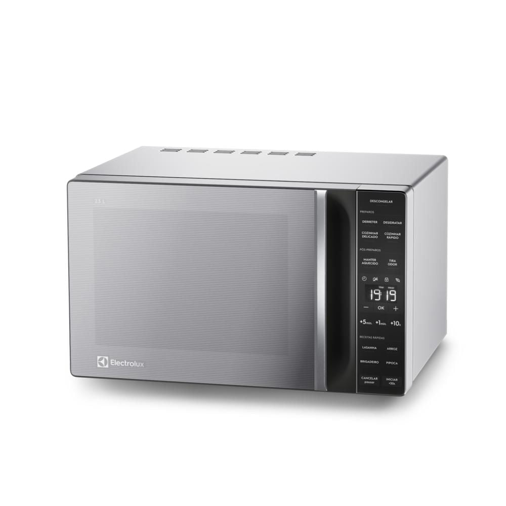 Micro-ondas Electrolux 23L Descongelamento Assistido Prata 220V