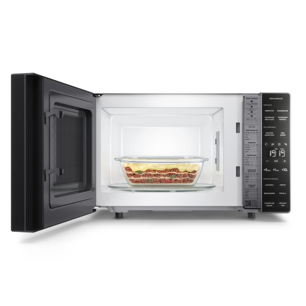 Micro-ondas Electrolux 23L Descongelamento Assistido Prata 220V