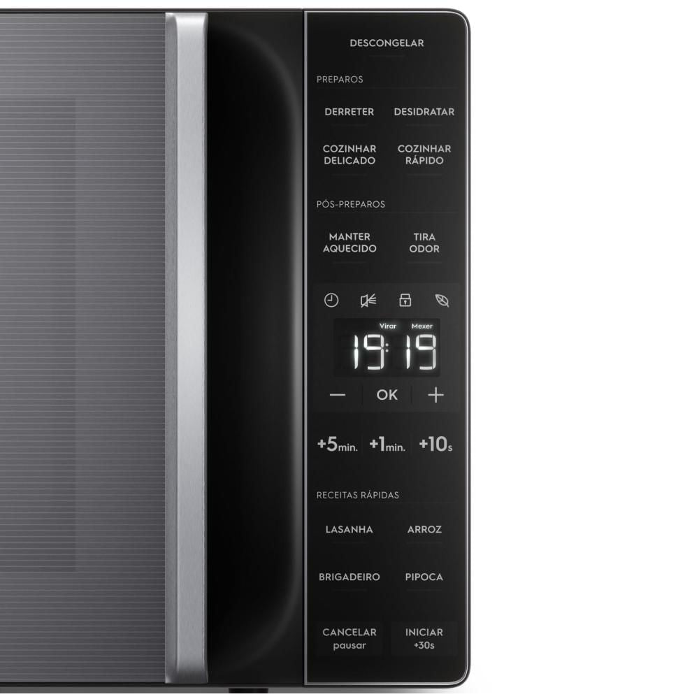 Micro-ondas Electrolux 23L Descongelamento Assistido Prata 220V