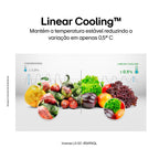 Refrigerador LG 462L Inverter Duplex Smart Inverse Black Inox 220V