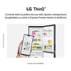 Refrigerador LG 462L Inverter Duplex Smart Inverse Black Inox 220V