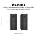 Refrigerador LG 462L Inverter Duplex Smart Inverse Black Inox 220V