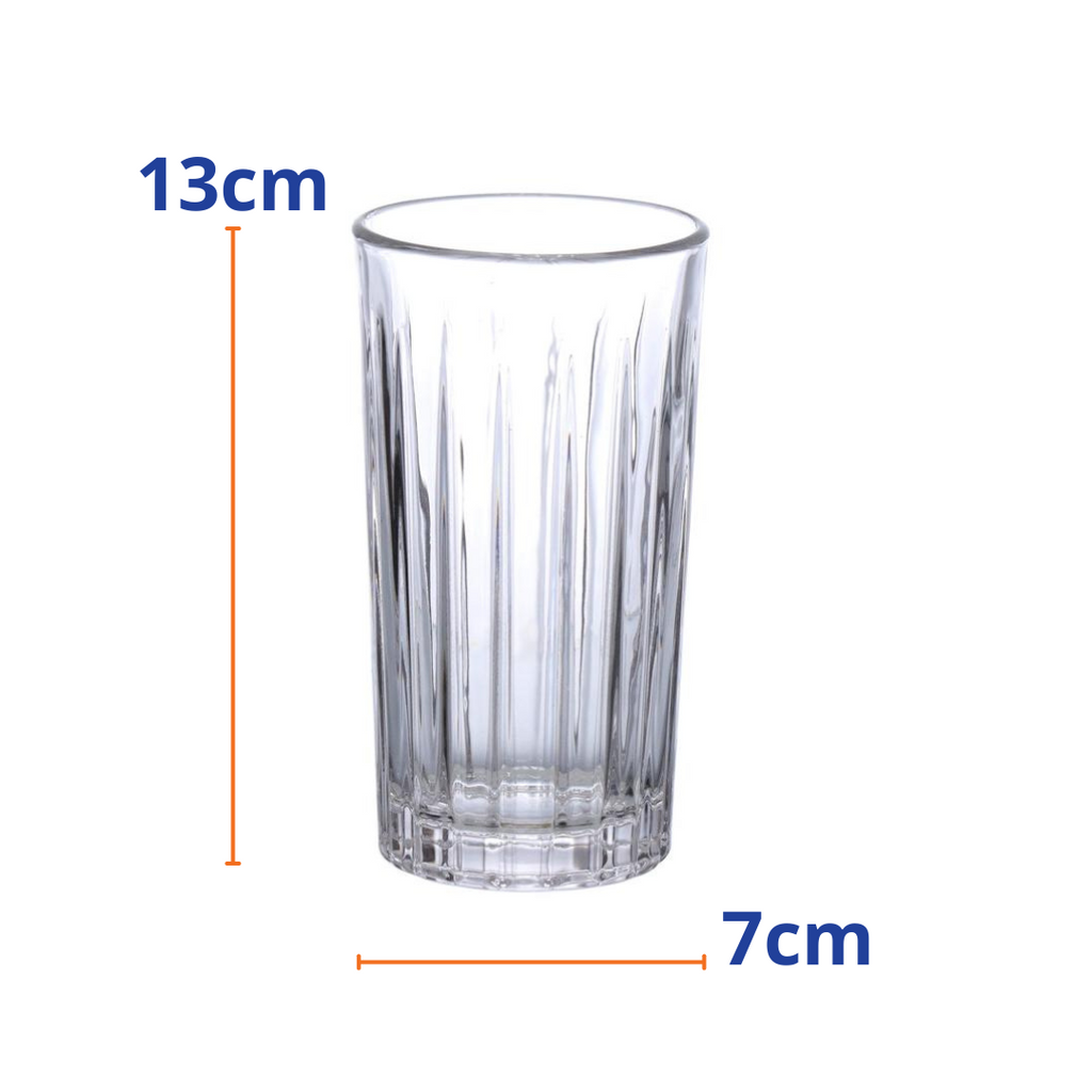 Jogo 6 Copos Etilux Egeu 260ml