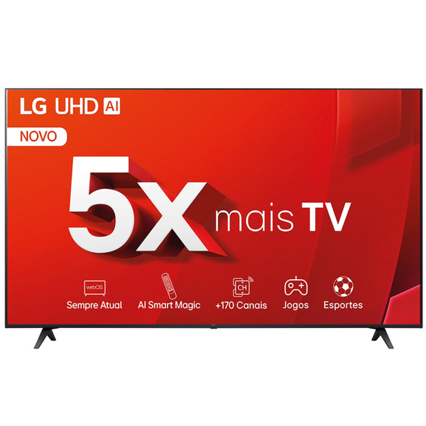 Smart TV LED 86" 4K LG 86UT8050 UHD ThinQ AI Bivolt