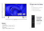 Smart TV LED 75" 4K Samsung 75DU7700 UHD Gaming Hub Bivolt