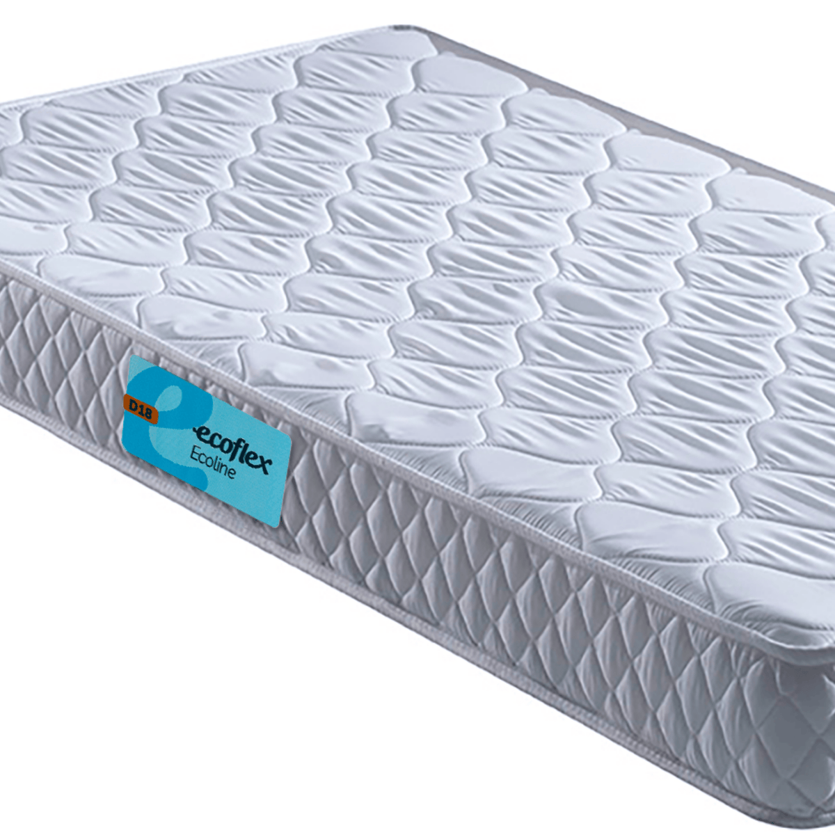 Colchão Espuma Eco Baby D-18 Ecoflex 70x130x12cm Branco