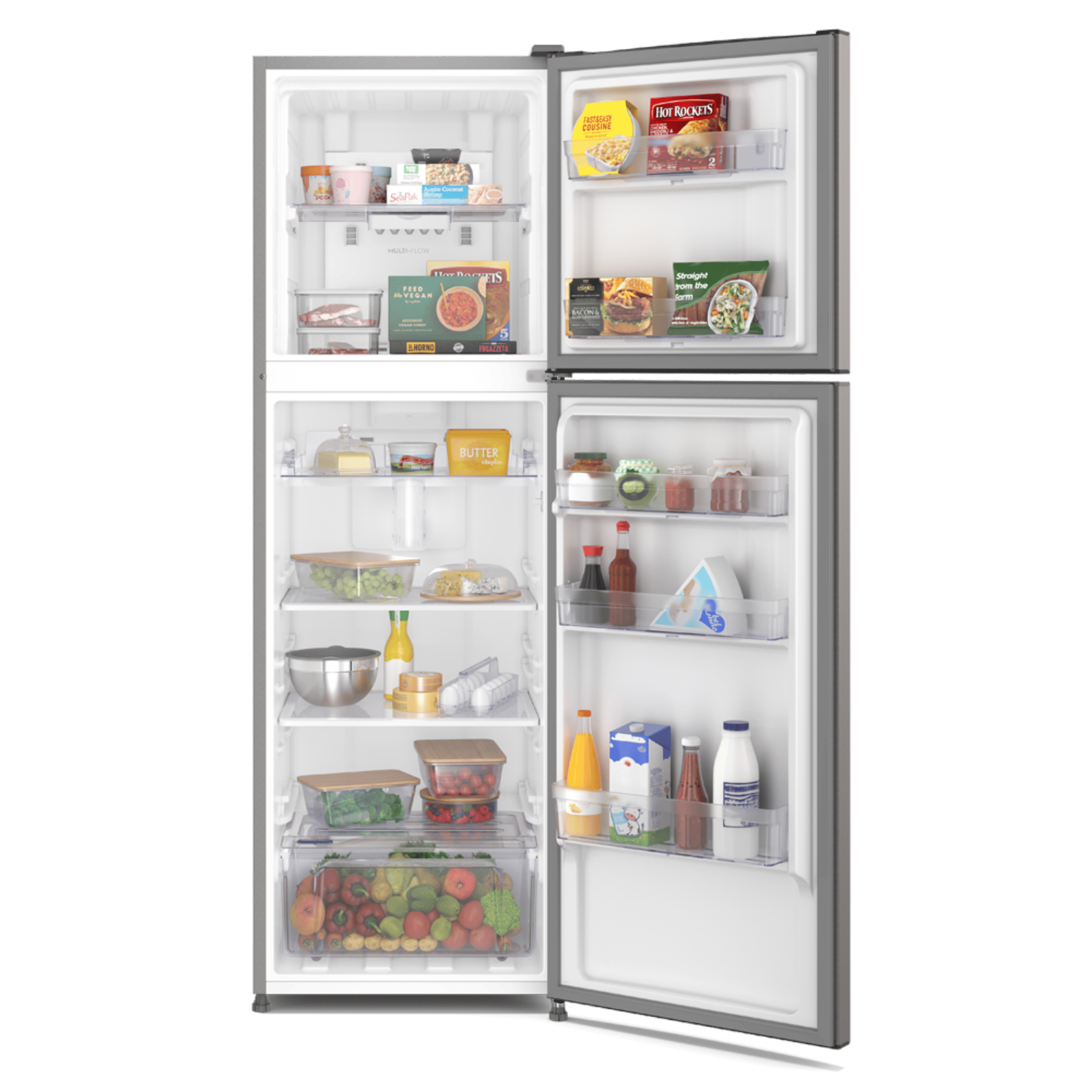 Refrigerador Electrolux 400L IF44S Inverter Duplex AutoSense Inox Look 220V
