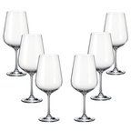 Jogo de 6 Taças para Bordeaux  Full-Fit em Cristal Ecológico  Bohemia 850ml