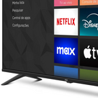 Smart TV DLED 50" 4k AOC 50U7045 Roku TV Bivolt