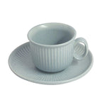 Jogo 12 Peças para Café Full-Fit 90ml em Cerâmica Cinza