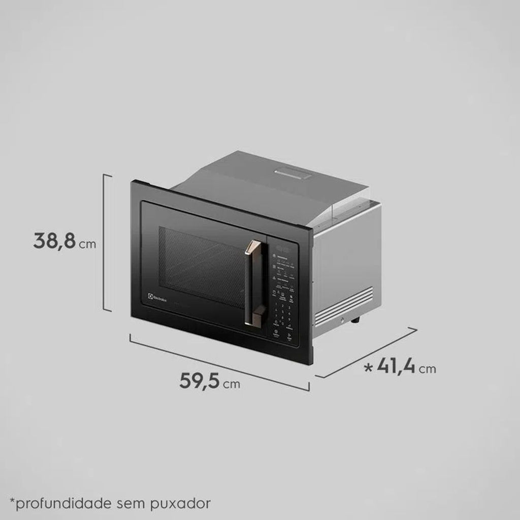 Kit Electrolux de Embutir Pro Series Forno Elétrico 80L Expert + Micro-Ondas 34L 220V