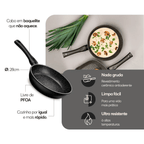 Frigideira Ceramic Life Brinox Orion Indução 28cm Preto