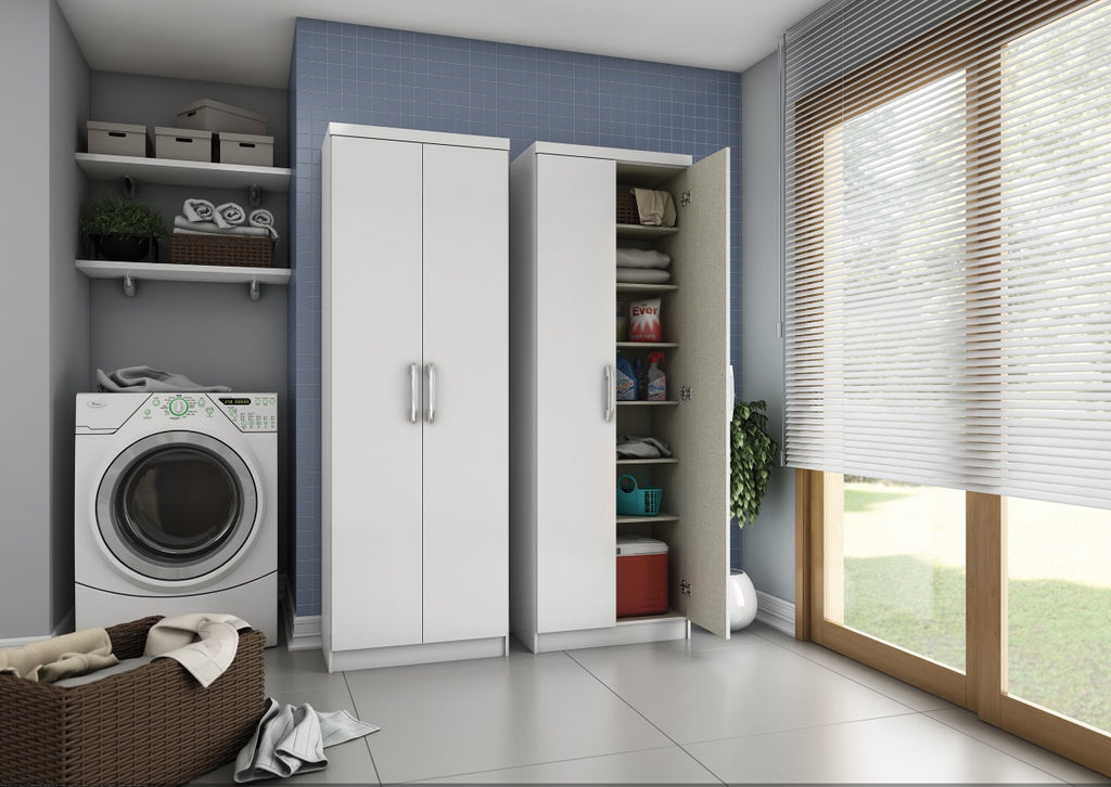 Armário Multiuso Margarida Henn 2 Portas 61cm Branco