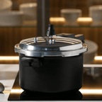 Panela de Pressão Brinox Super Ceramic Life 5,4L Antiaderente Indução Preto