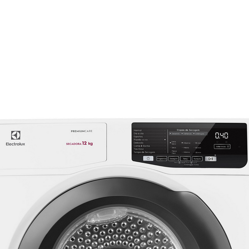 Conjunto Electrolux Lavadora de Roupas 18kg Efficient LEE18 + Secadora Piso 12kg SFP12 220V